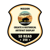 Historical Artifact Display Badge